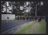 Photograph of Air Force ROTC cadets during physical training